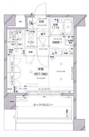 パレステュディオ新宿パークサイドの間取り