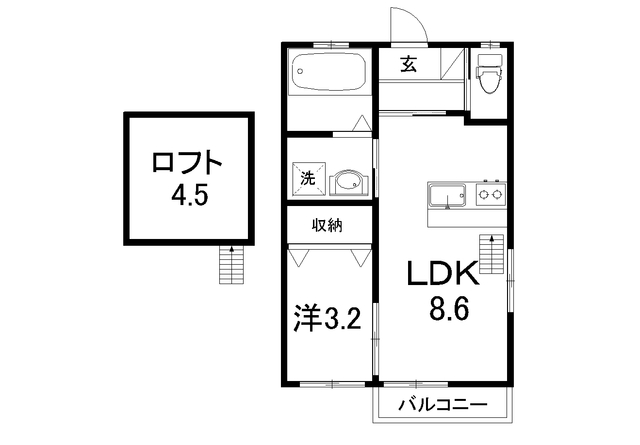 煉瓦の家ＳＡＫＵＲＡＩの間取り