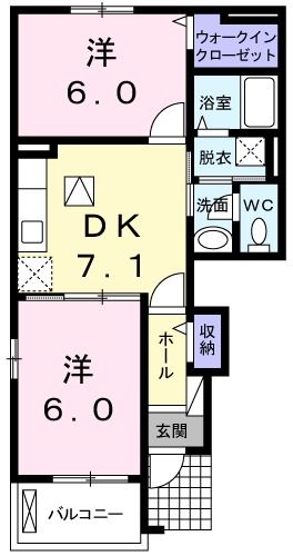 ハーベスト　メゾン　Ｂの間取り