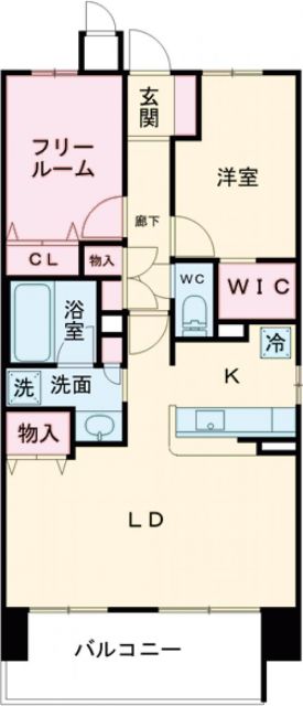 エスリード高田駅前の間取り