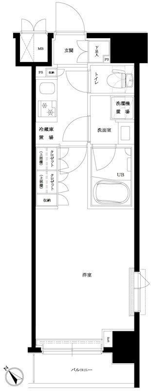 江東区北砂のマンションの間取り