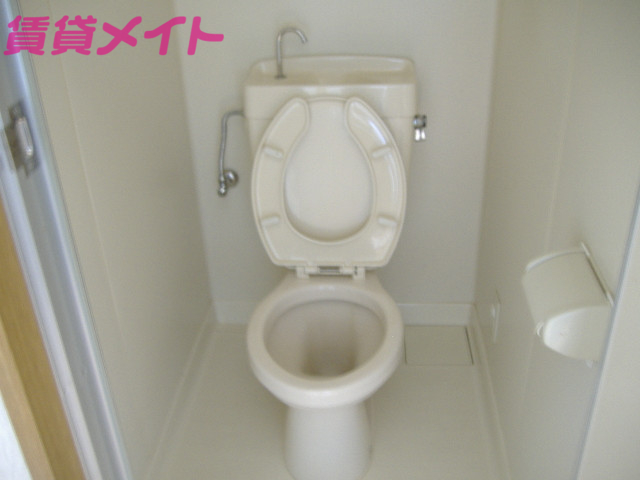 トイレ　同物件別部屋の写真