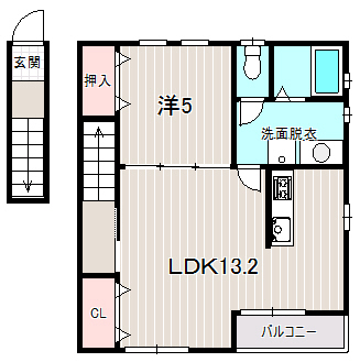 プチヴェールの間取り