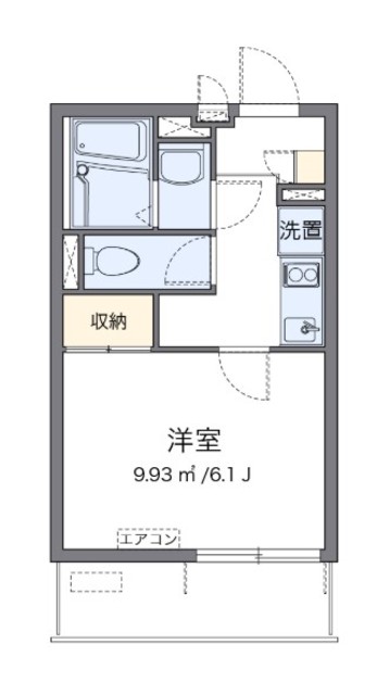 クレイノ石原橋の間取り