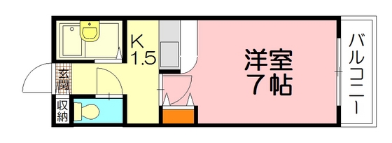 エステートベネフィット桑原の間取り