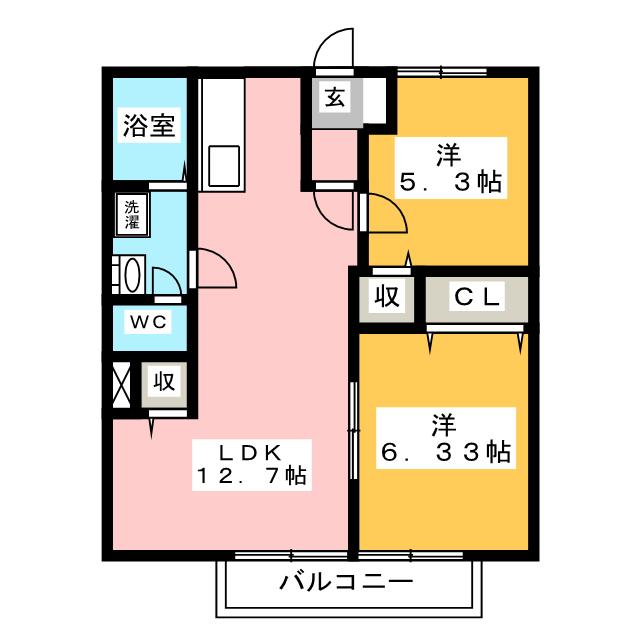 ニューカームマキの間取り