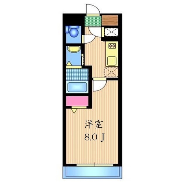 さいたま市浦和区常盤のマンションの間取り