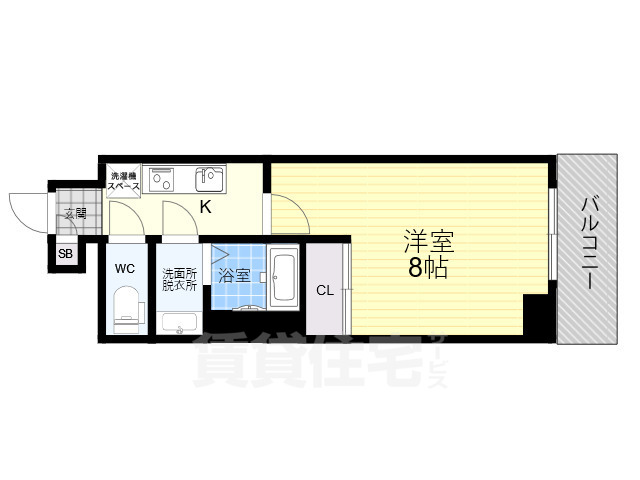 エセリアル喜連瓜破の間取り