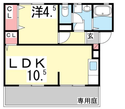 第３パナハイツの間取り