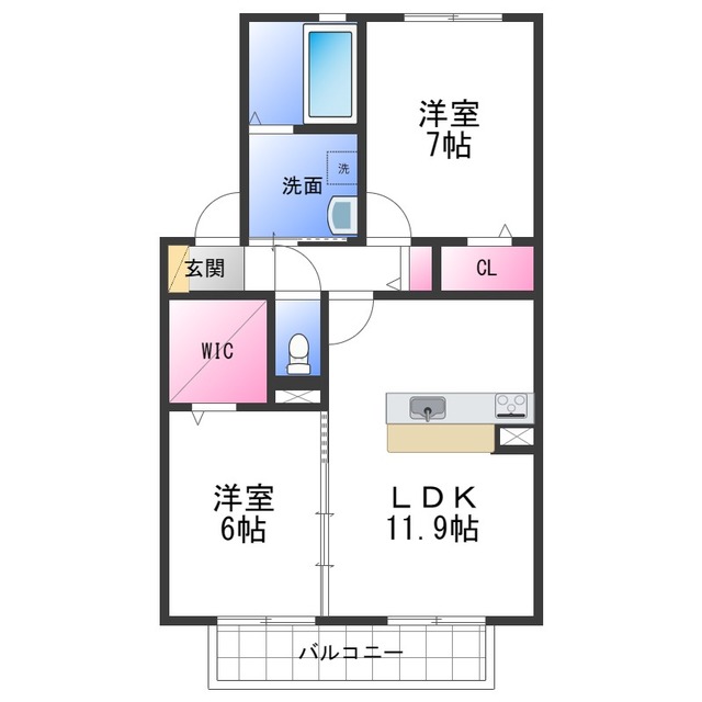 【パストラルIIの間取り】