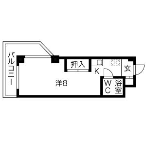 カーサニイミの間取り