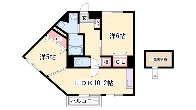 サンセールIIIの間取り