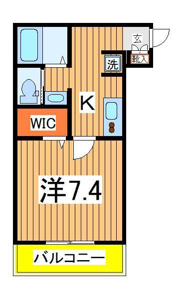 キャメル南流山９Ｂの間取り