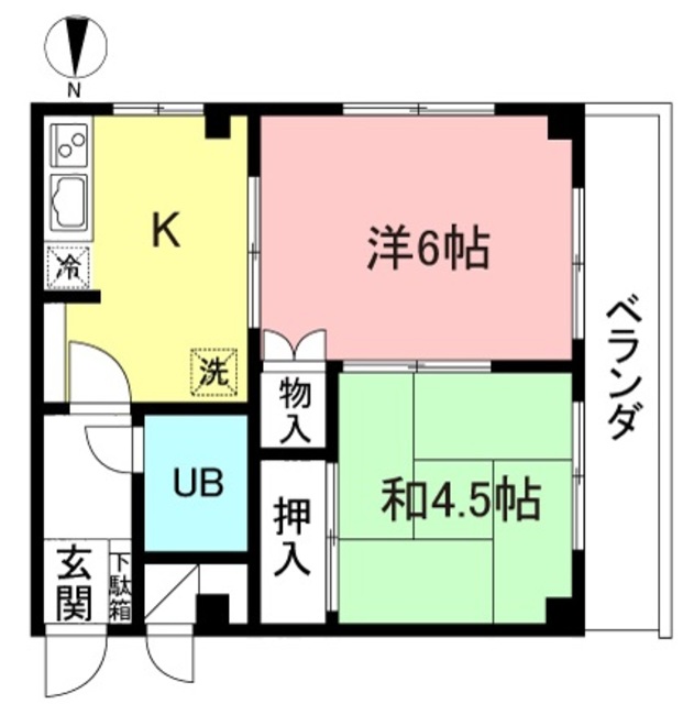 プラザ２１の間取り