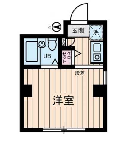 千代田区神田神保町のマンションの間取り