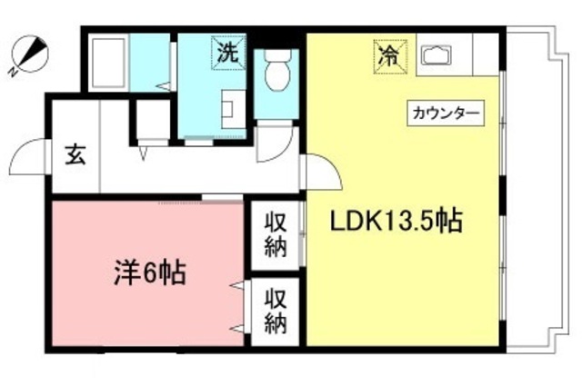 川崎市麻生区栗平のマンションの間取り