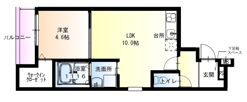 フジパレス泉大津ノースの間取り