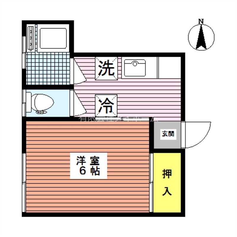 江東区海辺のマンションの間取り