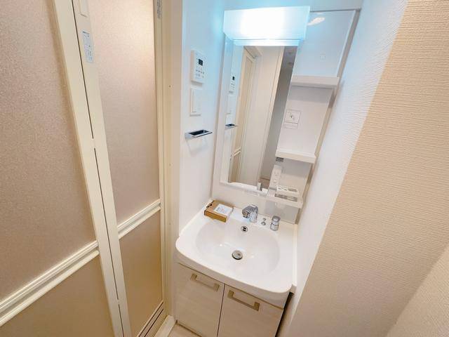 洗面設備　＊新築の為未完成