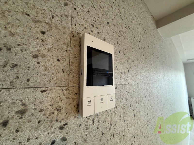 セキュリティ　インターホンで来客確認ができます。安心ですね。