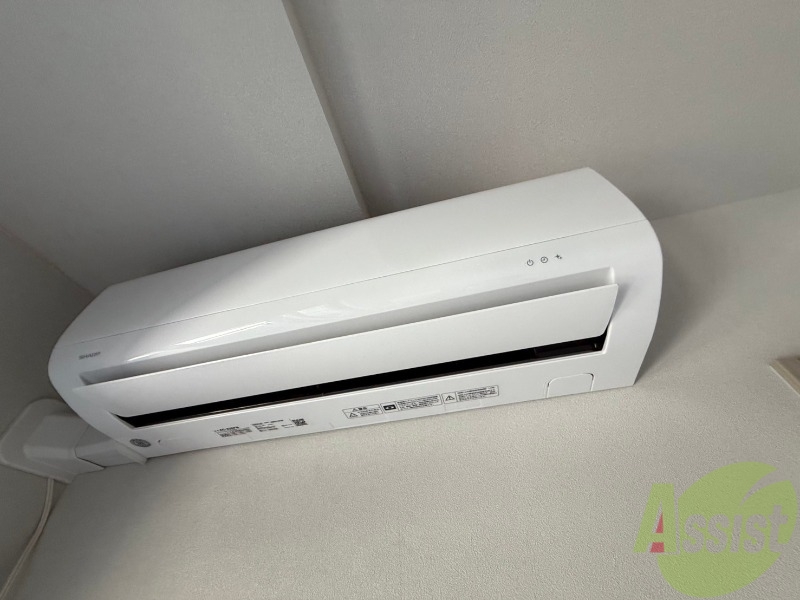 その他設備　エアコンが設置してありますので、寒暖対策もばっちり。