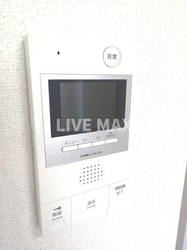 セキュリティ　モニター付きインターホン