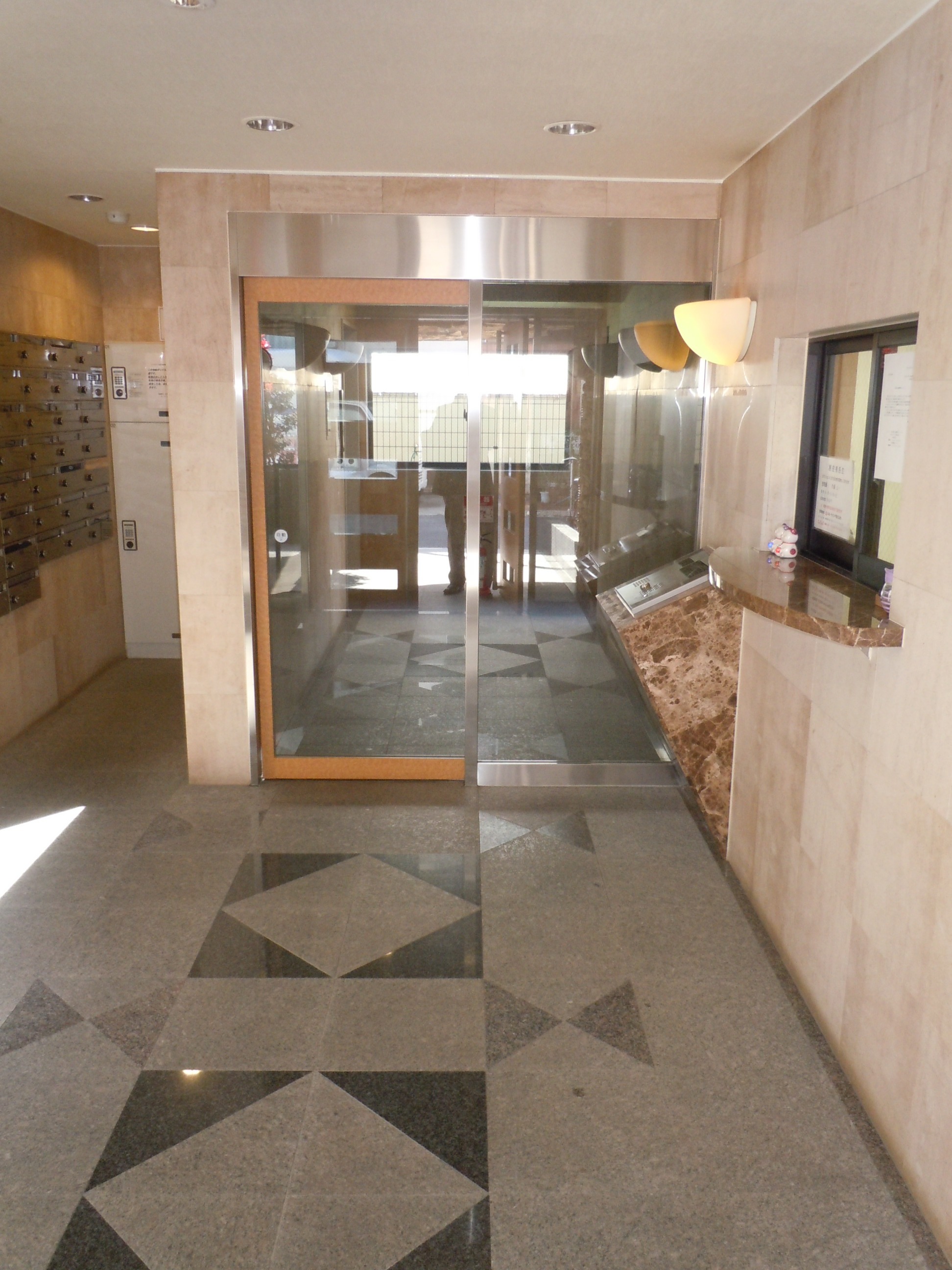 セキュリティ　ＴＶモニター付きオートロックシステム