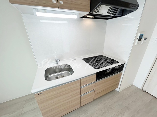 キッチン　ガス3口システムキッチン♪