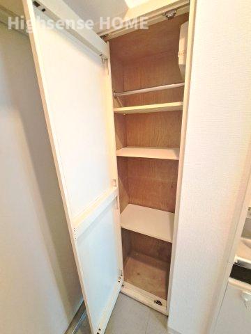 収納　たっぷりとした収納スペースです