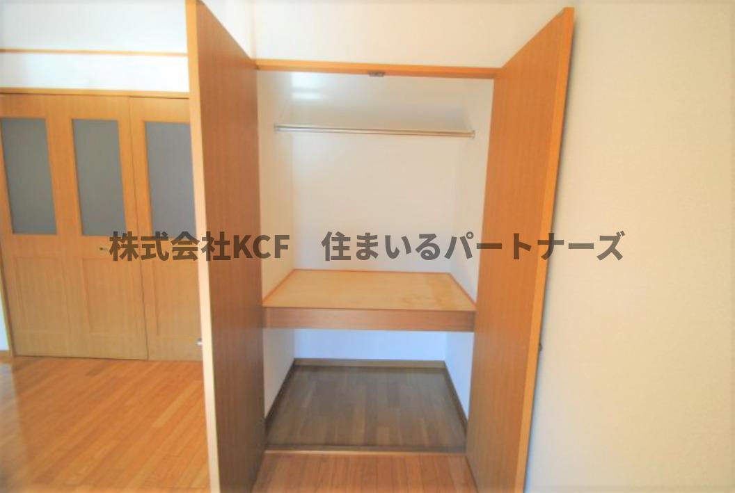 収納　たっぷりとした収納スペースです