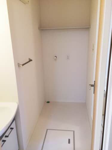 眺望　洗濯機置きスペース♪