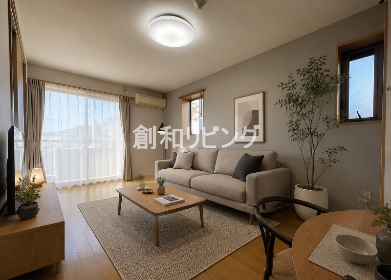 居室・リビング　家具・インテリアはCGです