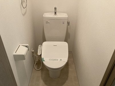 トイレ　ゆったりとした空間のトイレです