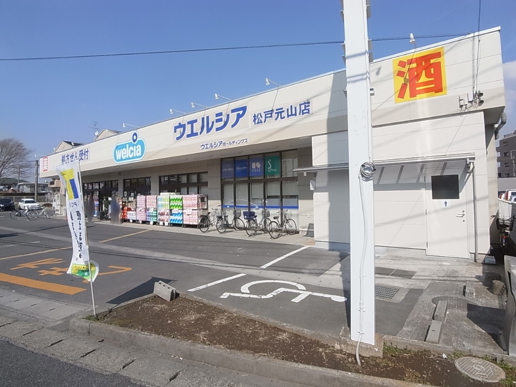 ドラックストア　ウエルシア松戸元山店（ドラッグストア）まで306m