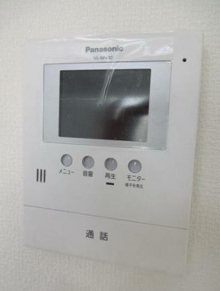 セキュリティ　モニター付きインターホンです