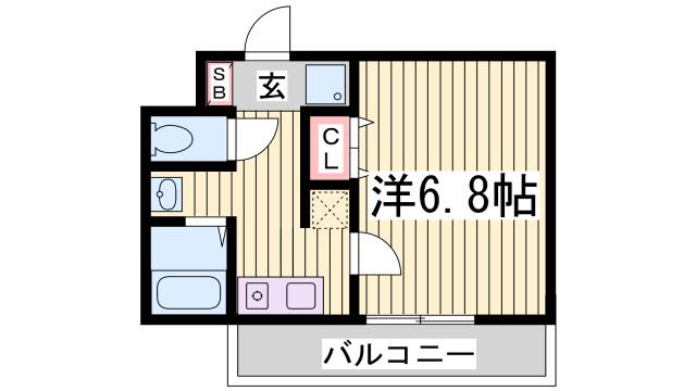 スワンズ神戸三宮イーストの間取り写真