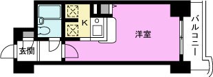 セラヴィ蒲生の間取り写真