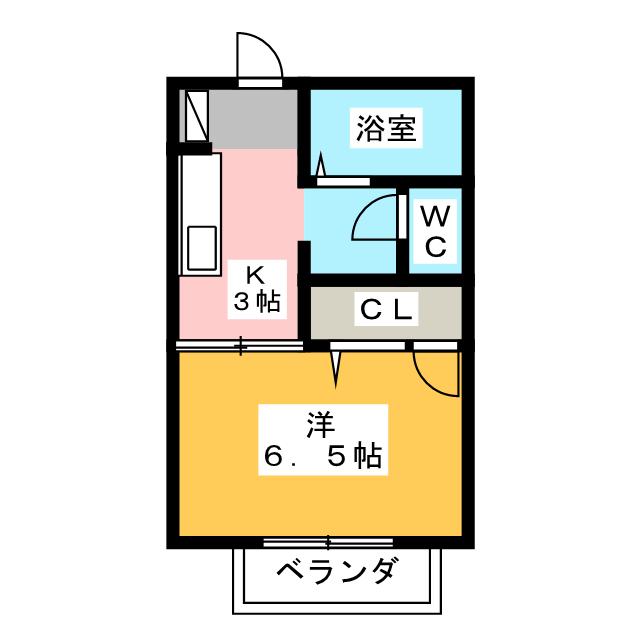 ヴューテラス司の間取り写真
