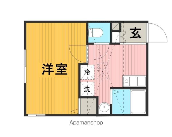 小田急線 相模大野駅 バス乗車時間：17分 最寄りバス停で下車 徒歩8分 2階建 築13年の間取り写真