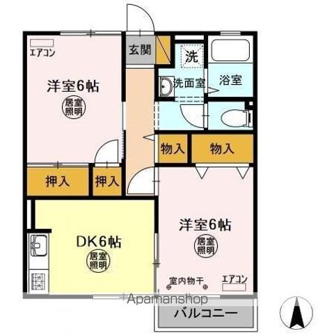 ルミエール Aの間取り写真