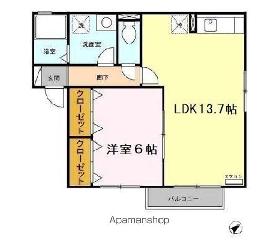 コンフィール入山瀬の間取り写真