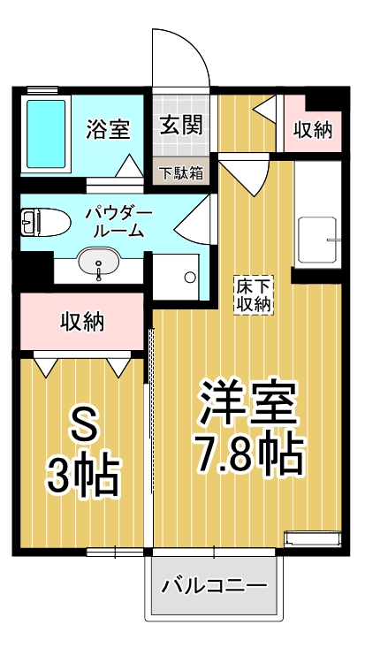 タウンコート西茂呂の間取り写真