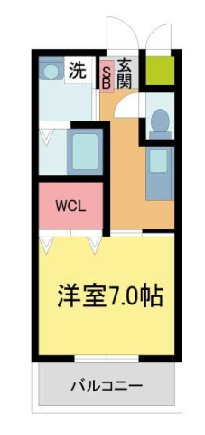 ドエル小松SOUTHの間取り写真
