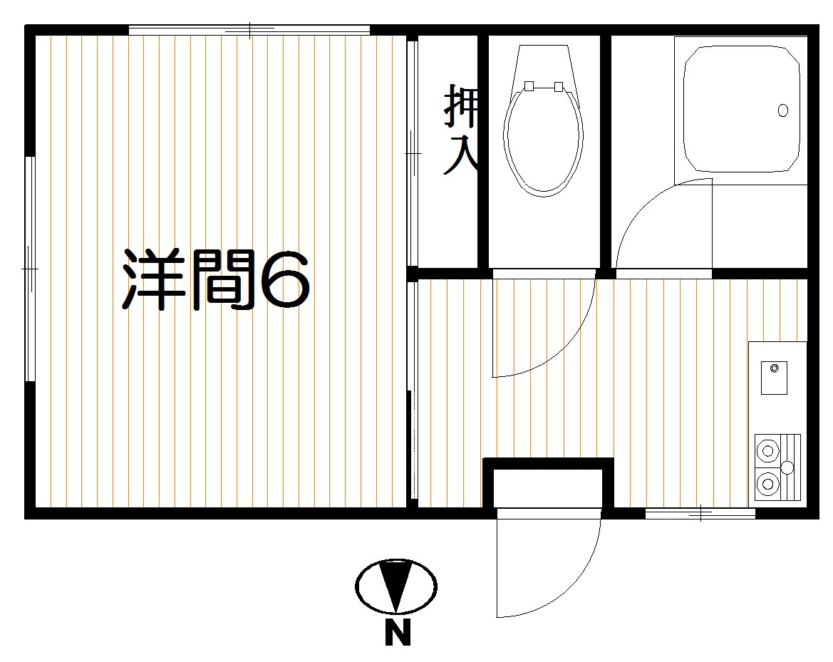 シャレー吉田の間取り