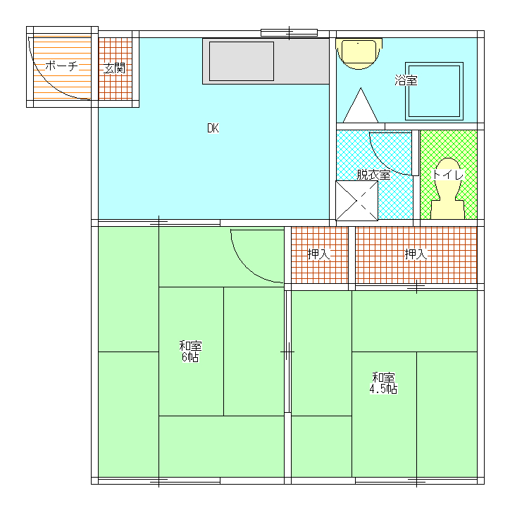 あけぼのハイツの間取り