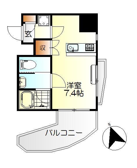 Ｄｅｒ　Ｓｔｒａｄａ．Ｙ２　あさひの間取り