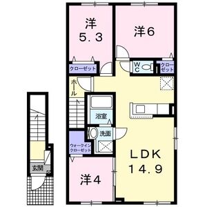 クレイトンハウス余市Iの間取り