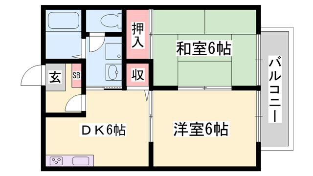 サンライズＭの間取り