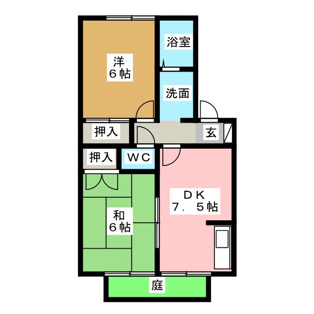 プレンティＡの間取り