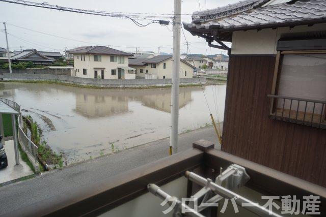 【善通寺市下吉田町のアパートの眺望】